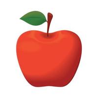 icona di frutta mela vettore