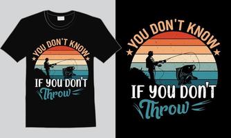 Vintage ▾ pesca maglietta design citazione compleanno uomini retrò papà figlio pesca silhouette vettore