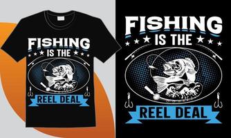 pesca maglietta design citazioni, pesce tee vettore