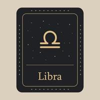 Libra zodiaco icona. vettore illustrazione.