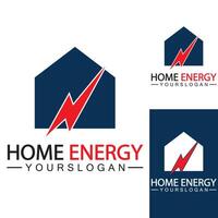 casa energia energia logo vettore icona simbolo design illustrazione
