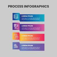 progettazione infografica aziendale vettore