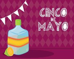 celebrazione del cinco de mayo vettore