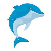 delfino pesce vita marina vettore