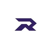 r lettera logo disegni vettore