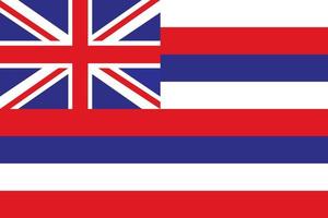 bandiera delle hawaii vettore