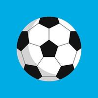 calcio palla attività il giro vettore icona oggetto. calcio cartello tempo libero sport gioco club silhouette. esagono attrezzatura elemento
