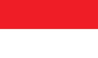 vettore bandiera di Indonesia. preciso dimensioni e ufficiale colori. simbolo di patriottismo e libertà.