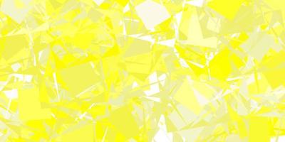 modello vettoriale giallo chiaro con forme poligonali.