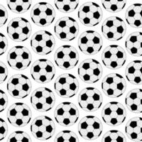 calcio sfera. senza soluzione di continuità vettore modello. isolato incolore sfondo. cartone animato stile. ripetendo gli sport ornamento. palle sfondo. gli sport attrezzatura per il campionato. idea per ragnatela design.