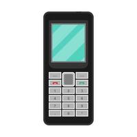 smartphone vettore icona mobile schermo illustrazione. cellulare isolato dispositivo. attività commerciale nero aggeggio concetto piatto modello modello