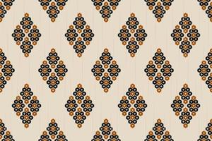 geometrico etnico orientale ikat senza soluzione di continuità modello tradizionale. tessuto indiano stile. design per sfondo, sfondo, vettore illustrazione, tessuto, vestiario, tappeto, tessile, batik, ricamo.