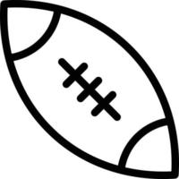 illustrazione vettoriale di rugby su uno sfondo. simboli di qualità premium. icone vettoriali per il concetto e la progettazione grafica.