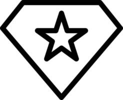 illustrazione vettoriale stella su uno sfondo simboli di qualità premium icone vettoriali per concept e design grafico.