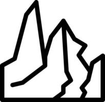 colline illustrazione vettoriale su uno sfondo simboli di qualità premium. icone vettoriali per il concetto e la progettazione grafica.