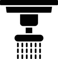 icona del glifo dell'irrigatore vettore
