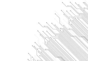 sfondo astratto con struttura del circuito di tecnologia. illustrazione della scheda madre elettronica. comunicazione e concetto di ingegneria. illustrazione vettoriale