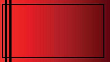 astratto rosso pendenza sfondo con nero telaio vettore