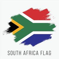 grunge Sud Africa vettore bandiera