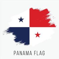 grunge Panama vettore bandiera