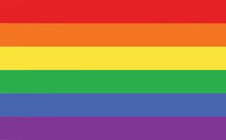 lgbt orgoglio bandiera. arcobaleno bandiera sfondo. orgoglio simbolo. piatto stile. vettore