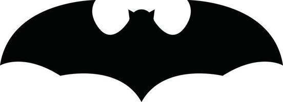 pipistrello icona su bianca sfondo. pipistrello silhouette. piatto stile. vettore
