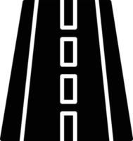 icona del glifo stradale vettore