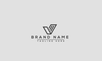 v logo design template elemento di branding grafico vettoriale. vettore