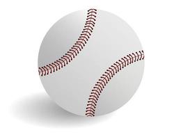 palla baseball giocare baseball su un' bianca sfondo vettore