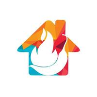 caldo chili vettore logo design concetto. fuoco chili logo simbolo, Spezia cibo simbolo icona.