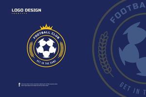 calcio calcio distintivo logo, sport squadra identità vettore. calcio torneo modello, e-sport distintivo design vettore