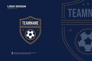 calcio calcio distintivo logo, sport squadra identità vettore. calcio torneo modello, e-sport distintivo design vettore