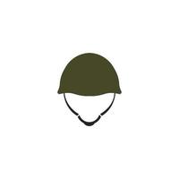 militare casco icona. vettore