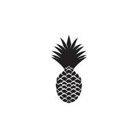 ananas icone vettore illustrazione simbolo design