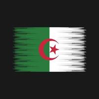 pennello bandiera algeria. bandiera nazionale vettore