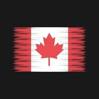 pennello bandiera canada. bandiera nazionale vettore