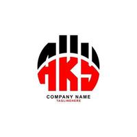 creativo aky lettera logo design con bianca sfondo vettore