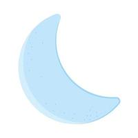 cartone animato Luna notte vettore