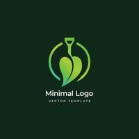 naturale pala versatile logo modello. vettore illustrazione