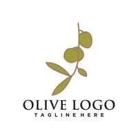 oliva olio vettore logo modello Questo design uso foglia premio vettore