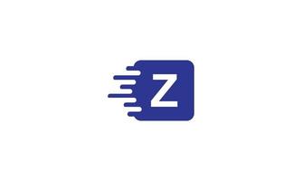 consegna logo inglese alfabeto lettere z vettore design modello elementi per il tuo applicazione o azienda.