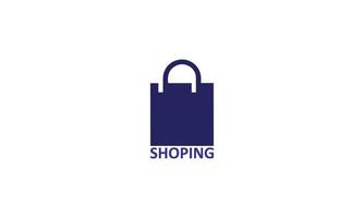 shopping Borsa cartello simbolo logo vettore