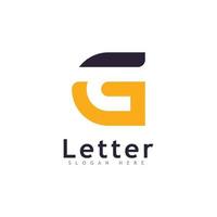 g logo vettore modello creativo g lettera iniziali logo design