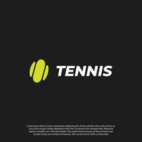 astratto palla tennis logo logo vettore illustrazione