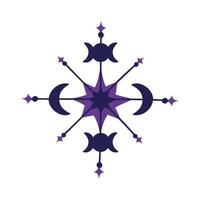 mistico esoterico simbolo vettore