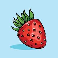 illustrazione di una fragola vettore