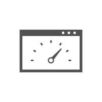 pagina velocità icone. concetto per SEO e ragnatela design vettore