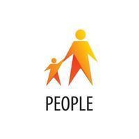 famiglia e Comunità logo modello utilizzando persone icona vettore