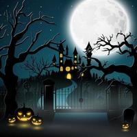 cartone animato Halloween sfondo vettore