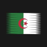 vettore di bandiera dell'Algeria. bandiera nazionale